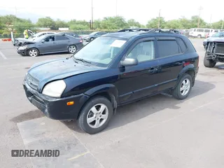 2006 Hyundai Tucson GL with VIN KM8JM12B26U340745, listed as a IAAI auction lot 42129680 with 87,133 mi miles. Bid and sale history available at carsss.com. Image 2.