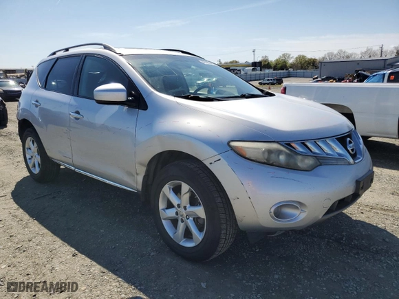 2010 Nissan Murano S with VIN JN8AZ1MUXAW004315, listed as a Copart auction lot 49920345 with 230,108 mi miles and Salvage Title. Bid and sale history available at carsss.com. Image 4.