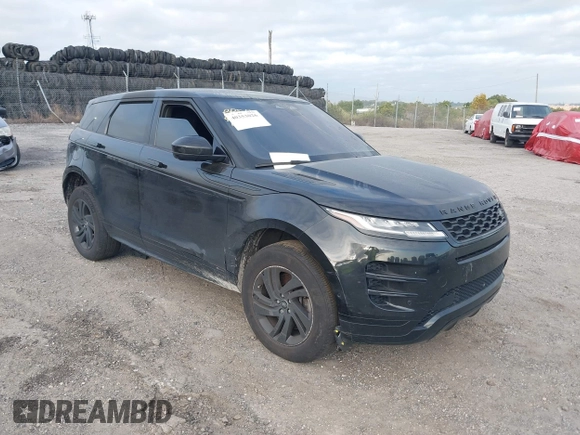 2021 Land Rover Range Rover Evoque R-Dynamic S with VIN SALZT2FX3MH123256, listed as a IAAI auction lot 40353026 with 1 mi miles. Bid and sale history available at carsss.com. Image 1.