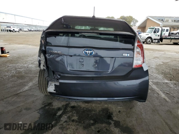 2014 Toyota Prius Four with VIN JTDKN3DU4E0361103, listed as a Copart auction lot 64854555 with 102,715 mi miles and Salvage title. Bid and sale history available at DreamBid. Image 6.