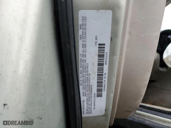 2005 Subaru Legacy Wagon (Natl) Outback Ltd with VIN 4S4BP62C557384320, listed as a Copart auction lot 43846085 with 0 mi miles and Salvage Title. Bid and sale history available at carsss.com. Image 12.