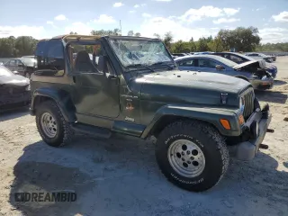 1997 Jeep Wrangler Sahara with VIN 1J4FY49S3VP528462, listed as a Copart auction lot 75415624 with 282,631 mi miles and Non Repairable. Bid and sale history available at carsss.com. Image 4.