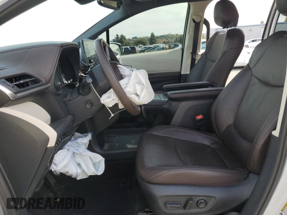 2023 Toyota Sienna Platinum with VIN 5TDESKFC5PS087348, listed as a Copart auction lot 45996745 with 30,307 mi miles and Salvage Title. Bid and sale history available at DreamBid. Image 7.