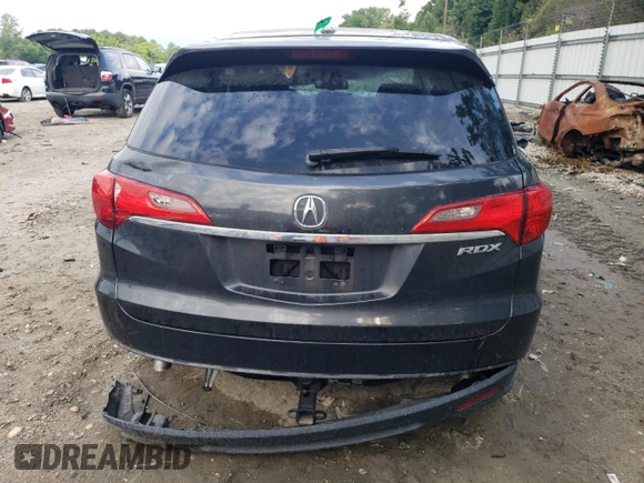2013 Acura RDX Technology with VIN 5J8TB3H5XDL014700, listed as a Copart auction lot 63602985 with 214,366 mi miles and Salvage title. Bid and sale history available at DreamBid. Image 6.