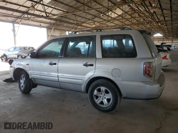 2006 Honda Pilot LX with VIN 5FNYF281X6B036928, listed as a Copart auction lot 46869695 with 165,249 mi miles and Salvage title. Bid and sale history available at DreamBid. Image 2.