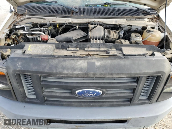 2010 Ford Econoline Passenger XL with VIN 1FBSS3BL9ADA05322, listed as a Copart auction lot 45006675 with 119,647 mi miles and Salvage Title. Bid and sale history available at carsss.com. Image 12.