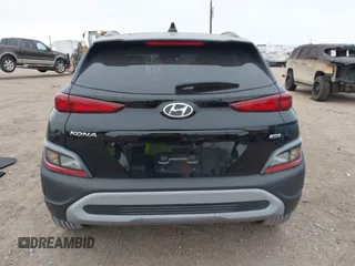 2023 Hyundai Kona SEL with VIN KM8K6CAB1PU045312, listed as a IAAI auction lot 41298596 with 7,767 mi miles. Bid and sale history available at carsss.com. Image 16.