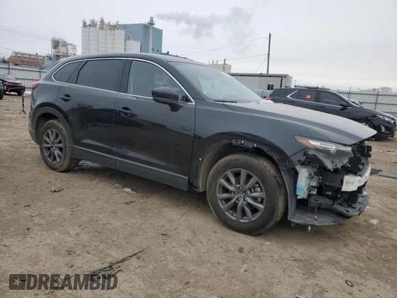 2021 Mazda CX-9 Touring with VIN JM3TCBCYXM0500312, listed as a Copart auction lot 85600684 with 54,561 mi miles and Salvage Title. Bid and sale history available at carsss.com. Image 4.