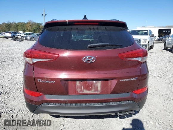 2016 Hyundai Tucson Eco with VIN KM8J33A21GU068089, listed as a Copart auction lot 81078664 with 105,959 mi miles and Salvage Title. Bid and sale history available at carsss.com. Image 6.