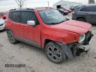 2016 Jeep Renegade Limited z VIN ZACCJADT1GPC76793, wystawiony jako Copart lot #47093365 z przebiegiem 129 838 mil mil oraz Szkoda całkowita • Salvage title. Historia ofert i sprzedaży dostępna na DreamBid. Obrazek 4.