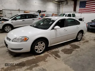 2012 Chevrolet Impala LT Retail with VIN 2G1WB5E39C1212420, listed as a Copart auction lot 55422405 with 197,252 mi miles and Non Repairable. Bid and sale history available at DreamBid. Image 1.