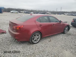 2007 Lexus IS with VIN JTHBK262875040801, listed as a Copart auction lot 48051995 with 153,815 mi miles and Salvage Title. Bid and sale history available at carsss.com. Image 3.