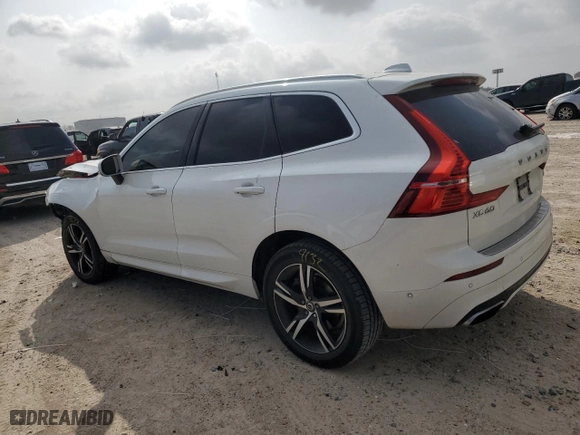 2018 Volvo XC60 R-Design with VIN YV4A22RM5J1030135, listed as a Copart auction lot 45674274 with 67,486 mi miles. Bid and sale history available at carsss.com. Image 2.
