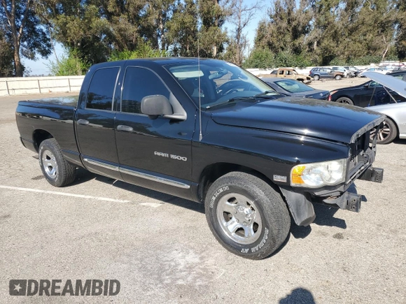 2005 Dodge 1500 SLT with VIN 1D7HA18D55J540688, listed as a Copart auction lot 54895385 with 116,259 mi miles and Salvage Title. Bid and sale history available at DreamBid. Image 4.
