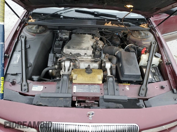 1990 Buick Regal with VIN 2G4WB14T4L1421545, listed as a Copart auction lot 43361855 with 50,580 mi miles and Salvage Title. Bid and sale history available at DreamBid. Image 12.