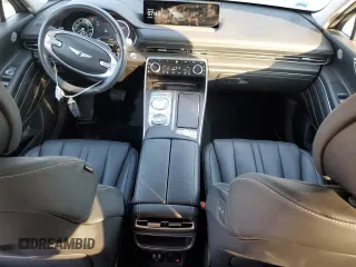 2021 Genesis GV80 with VIN KMUHCESC3MU060848, listed as a Copart auction lot 50980675 with 64,684 mi miles and Salvage title. Bid and sale history available at DreamBid. Image 8.