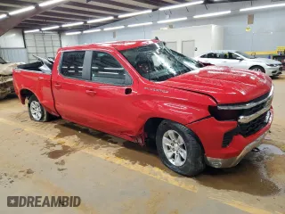 2023 Chevrolet Silverado 1500 LT with VIN 3GCUDDED7PG357836, listed as a Copart auction lot 46102895 with 0 mi miles and Non Repairable. Bid and sale history available at carsss.com. Image 4.