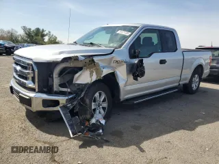 2015 Ford F-150 XL with VIN 1FTEX1C88FKF20419, listed as a Copart auction lot 51571705 with 133,094 mi miles and Salvage Title. Bid and sale history available at carsss.com. Image 1.