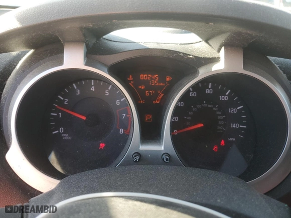 2013 Nissan Juke SV with VIN JN8AF5MRXDT201003, listed as a Copart auction lot 84771624 with 80,245 mi miles and Salvage Title. Bid and sale history available at carsss.com. Image 9.