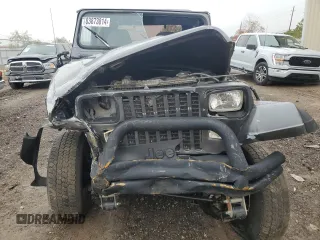 1993 Jeep Wrangler with VIN 1J4FY29S9PP227623, listed as a Copart auction lot 83873814 with 0 mi miles and Salvage Title. Bid and sale history available at carsss.com. Image 5.