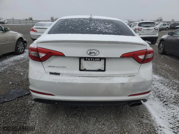 2015 Hyundai Sonata 2.4L SE with VIN 5NPE24AF7FH215283, listed as a Copart auction lot 82815724 with 134,658 mi miles and Salvage Title. Bid and sale history available at carsss.com. Image 6.