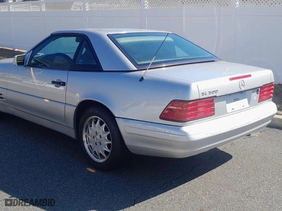 1998 Mercedes-Benz SL-Class with VIN WDBFA67F5WF163624, listed as a Copart auction lot 46818115 with NaN miles and Clean Title. Bid and sale history available at carsss.com. Image 3.