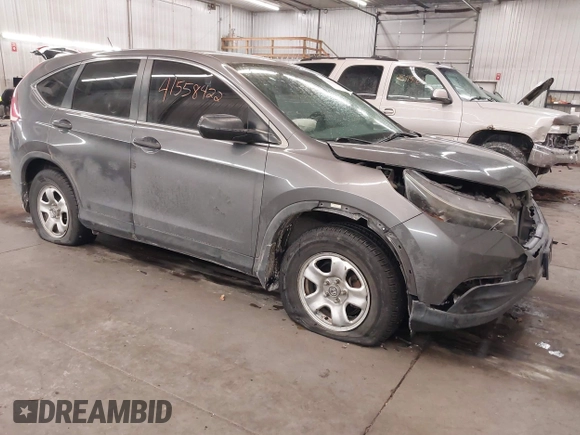 2014 Honda CR-V LX with VIN 2HKRM3H36EH530799, listed as a IAAI auction lot 41558422 with 155,763 mi miles. Bid and sale history available at carsss.com. Image 1.