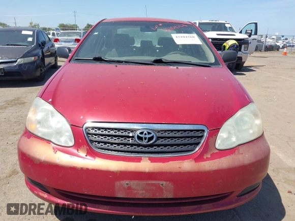 2006 Toyota Corolla CE with VIN 1NXBR32EX6Z644627, listed as a IAAI auction lot 42104268 with 228,589 mi miles and . Bid and sale history available at DreamBid. Image 6.