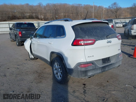 2018 Jeep Cherokee Latitude with VIN 1C4PJMCX8JD548480, listed as a IAAI auction lot 41378186 with 52,051 mi miles and . Bid and sale history available at DreamBid. Image 3.