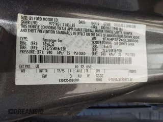 2012 Ford Focus SE с VIN 1FAHP3F24CL385936, выставлен на аукционе IAAI как лот 42305165 с пробегом 140 200 миль миль и . История ставок и продаж доступна на DreamBid. Изображение 9.