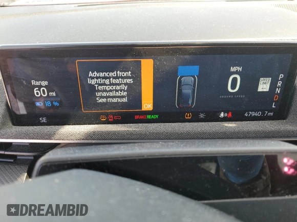 2021 Ford Mustang Mach-E Premium with VIN 3FMTK3R73MMA09251, listed as a Copart auction lot 56739425 with 47,940 mi miles and Salvage title. Bid and sale history available at DreamBid. Image 9.