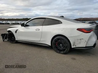 2021 BMW M4 Competition with VIN WBS33AZ0XMCG66070, listed as a Copart auction lot 78260074 with 13,518 mi miles and Salvage Title. Bid and sale history available at carsss.com. Image 2.