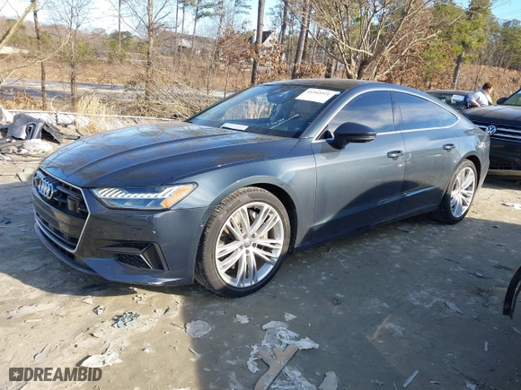 2020 Audi A7 Premium Plus with VIN WAUR2AF27LN029886, listed as a IAAI auction lot 41343921 with 23,334 mi miles. Bid and sale history available at carsss.com. Image 18.