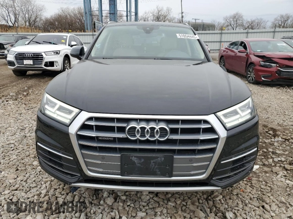 2018 Audi Q5 Premium Plus with VIN WA1BNAFY2J2232872, listed as a Copart auction lot 51054445 with 20,126 mi miles and Salvage title. Bid and sale history available at DreamBid. Image 5.