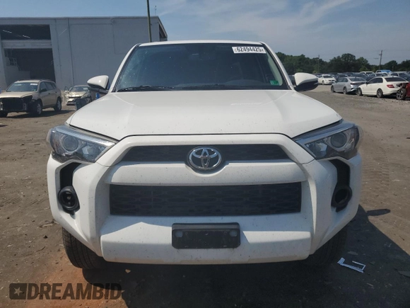 2017 Toyota 4Runner SR5 with VIN JTEBU5JRXH5482218, listed as a Copart auction lot 62494425 with 97,684 mi miles and Salvage title. Bid and sale history available at DreamBid. Image 5.