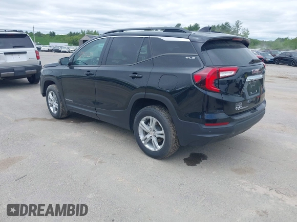 2023 GMC Terrain SLE with VIN 3GKALTEG0PL226446, listed as a IAAI auction lot 41957224 with 24,727 mi miles and . Bid and sale history available at DreamBid. Image 3.
