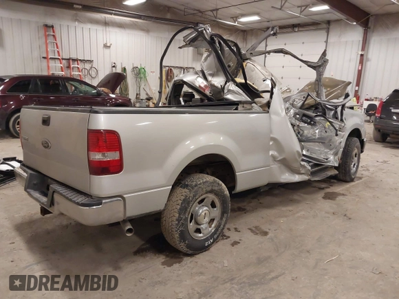 2004 Ford F-150 STX with VIN 1FTRX12W84NC03804, listed as a IAAI auction lot 41683231 with 1 mi miles. Bid and sale history available at carsss.com. Image 4.