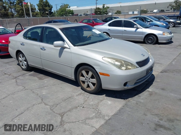 2005 Lexus ES 350 with VIN JTHBA30G555056111, listed as a IAAI auction lot 42662602 with 396,579 mi miles and . Bid and sale history available at DreamBid. Image 1.
