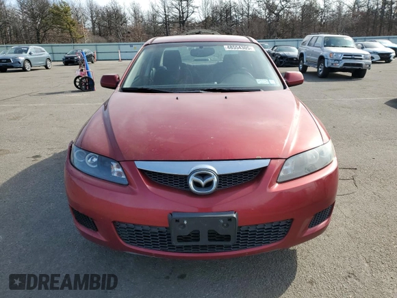 2006 Mazda 6 i with VIN 1YVFP80C065M63101, listed as a Copart auction lot 48554305 with 124,510 mi miles and Salvage Title. Bid and sale history available at carsss.com. Image 5.
