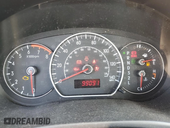 2007 Suzuki SX4 with VIN JS2YB413875101738, listed as a Copart auction lot 74173834 with 99,091 mi miles and Salvage Title. Bid and sale history available at carsss.com. Image 9.