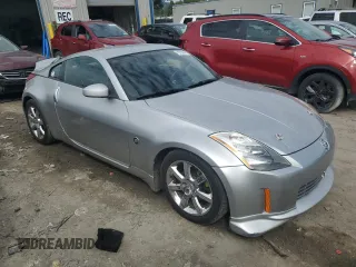2003 Nissan 350Z with VIN JN1AZ34D73T103916, listed as a Copart auction lot 73709474 with 126,353 mi miles and Salvage Title. Bid and sale history available at carsss.com. Image 4.