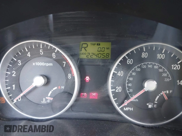 2006 Hyundai Accent GLS with VIN KMHCN46C36U040545, listed as a IAAI auction lot 42021545 with 224,058 mi miles. Bid and sale history available at carsss.com. Image 7.