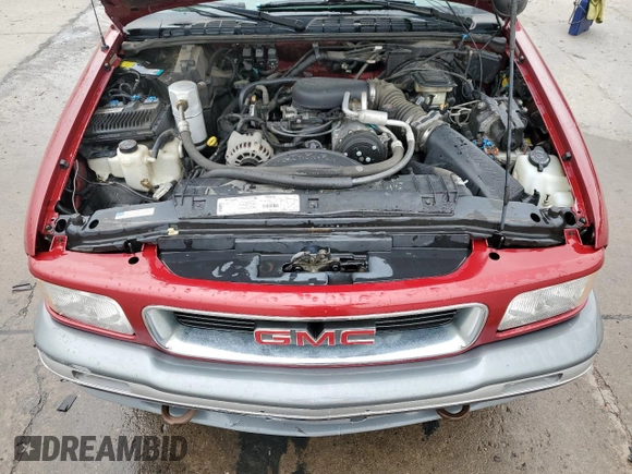 1997 GMC Jimmy SLS with VIN 1GKDT13W8V2515536, listed as a Copart auction lot 66701094 with 123,051 mi miles and Salvage Title. Bid and sale history available at carsss.com. Image 11.