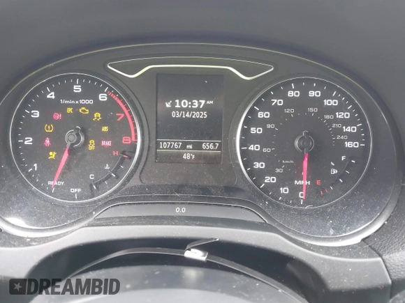 2016 Audi A3 z VIN WAUG7GFF0G1006414, wystawiony jako IAAI lot #41804752 z przebiegiem 107 767 mil mil oraz . Historia ofert i sprzedaży dostępna na DreamBid. Obrazek 7.