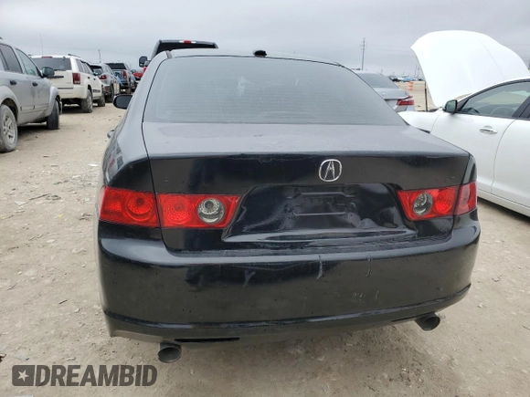 2007 Acura TSX with VIN JH4CL96867C015499, listed as a Copart auction lot 45552355 with 201,481 mi miles and Salvage title. Bid and sale history available at DreamBid. Image 6.