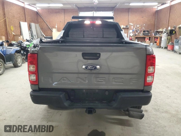 2021 Ford Ranger XL with VIN 1FTER1FH3MLD22019, listed as a Copart auction lot 60024705 with 64,791 mi miles and Salvage title. Bid and sale history available at DreamBid. Image 6.