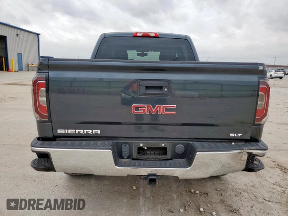 2018 GMC Sierra 1500 SLT with VIN 3GTP1NEC1JG448756, listed as a Copart auction lot 56981715 with 67,597 mi miles and Salvage title. Bid and sale history available at DreamBid. Image 6.