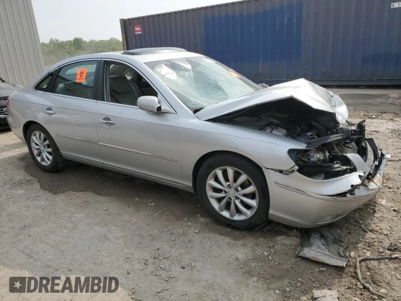 2006 Hyundai Azera SE with VIN KMHFC46FX6A087229, listed as a Copart auction lot 58816365 with Not provided miles and Non repairable. Bid and sale history available at DreamBid. Image 4.