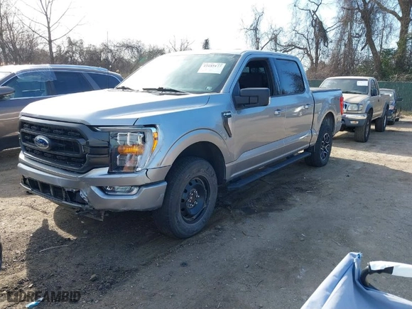 2023 Ford F-150 XL with VIN 1FTEW1EP6PFC17771, listed as a IAAI auction lot 41685177 with 24,021 mi miles. Bid and sale history available at carsss.com. Image 2.