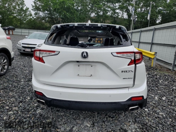 2023 Acura RDX Technology with VIN 5J8TC2H56PL011627, listed as a Copart auction lot 60264295 with Not provided miles and Salvage title. Bid and sale history available at DreamBid. Image 6.